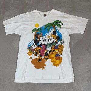 Vintage 90s Disney Mickey Unlimited Minnie Vacation Shirt Mens OS White Preowned